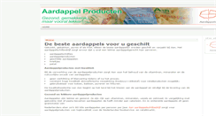 Desktop Screenshot of aardappelproducten.nl